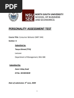 ASEER ISTIAQ AZAD 1813654630 Self Assessment-1 