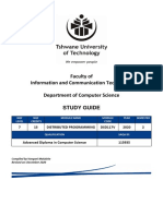 Distributed Programming Study Guide