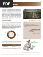 Factsheet: Energy Efficiency For Cold Storages