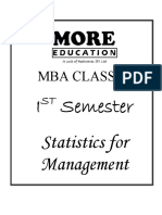 Statistics For Management PDF