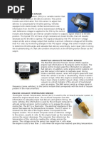 Automotive Application Sensors Details..