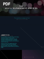 N.Q Event Management Services: "For Events As Unique As You"