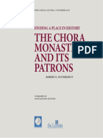 The Chora Monastery and Its Patrons: Finding A Place in History