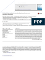 Mechanical Properties of Water Desalination and Wastewater TR - 2017 - Desalinat