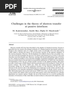 Challenges in The Theory of Electron Transfer at Passive Interfaces