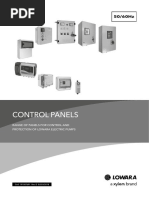 Control Panels: Range of Panels For Control and Protection of Lowara Electric Pumps