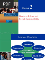 Business Ethics and Social Responsibility