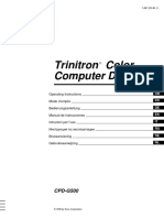 Trinitron cpdg500j2