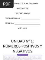 7 Plan de Clase Con Plan de Pizarra Trim 1 Septimo