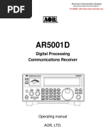 Aor Ar5001d Operating Manual