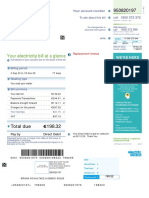 Your Electricity Bill at A Glance: Total Due 198.32