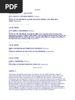 Velicaria-Garafil v. Office of The President, G.R. No. 203372, June 16, 2015 (Read Also The Concurring and Dissenting Opin-Ion of J. Brion)