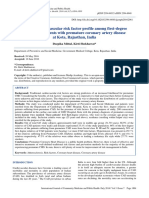 Study of Cardiovascular Risk Factor Profile Among First-Degree Relatives of Patients With Premature Coronary Artery Disease at Kota, Rajasthan, India