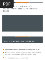 Throwing and Catching - Movement