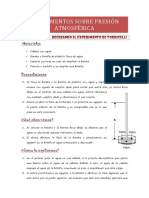 Experimentos Sobre Presion Atmosfrica