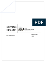 Roving Frame: Spinning 1ST