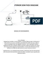 Wireless Outdoor Camera Digicam - Instructions - PT