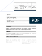 Sma PRT 003 Protocolo de Trabajos en Altura