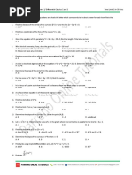 Weekly Exam 7: Analytic Geometry 2/ Differential Calculus 1 and 2