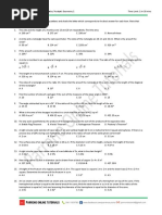 Weekly Exam 5: Solid Mensuration/ Analytic Geometry 1