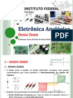 8 - Eletrônica Geral - IFS - DIODO - Diodo Zener 2019-2