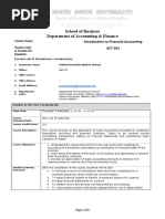 Act 201 Course Outline