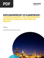 Intertek - IEC 60079-1 and UL1203, Explosionproof Vs Flameproof White paper-IT