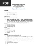 Smith Alexander Granda Chacha - Fundamentos de Programación