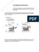 Amazon Shipping Test Label Guide