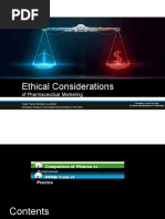 Slides Ethical Considerations of Pharma Marketing
