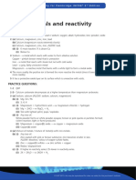 Unit 13 Metals and Reactivity: Summary Questions