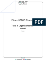 Edexcel IGCSE Chemistry Topic 4: Organic Chemistry