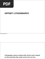 122 Offset Lithography