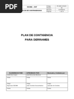 Plan de Contingencias para Derrames