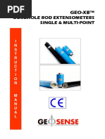 Borehole Rod Extensometers Single & Multi-Point: Geo-Xb™