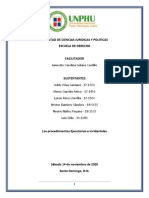 Derecho Procesal Civil III, Trabajo Práctico (Procedimientos Ejecutorios e Incidentales)