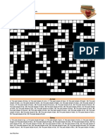 ESL Worksheet Crossword Puzzle: Past Simple of Irregular Verbs