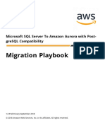 SQL Server To Aurora PostgreSQL Migration Playbook 1.0 Preliminary