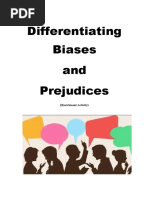 Biases and Prejudices (Enrichment Activity) - 1