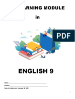 Learning Module In: English 9