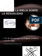 Que Dice La Biblia Sobre La Sexualidad