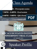 Powerpoint Trial Class 16.1.2021