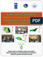 Framework and Methods For Mainstreaming Biodiversity in The CLUPs of LGUs