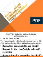 Code of Ethics For Philippine Counselors