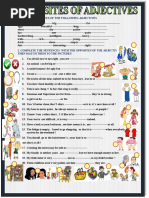 Opposites of Adjectives in Sentences Grammar Drills 82830