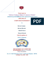 "Software Testing On Flipkart E-Commerce Website: Diploma in Computer Engineering