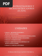 CLASE 1 Microprocesadores y Microcontroladores