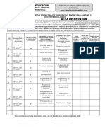 Acta Compromisos y Evidencia 2020