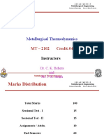 Metallurgical Thermodynamics