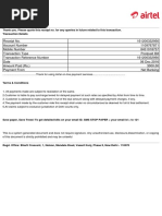 Airtel Bill Payment